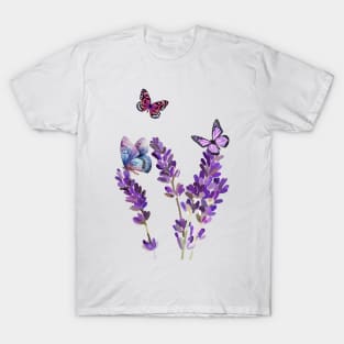 Lavender Butterflies T-Shirt